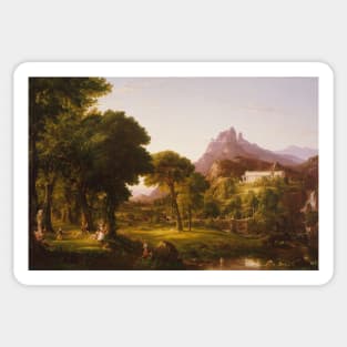 Dream of Arcadia by Thomas Cole Sticker